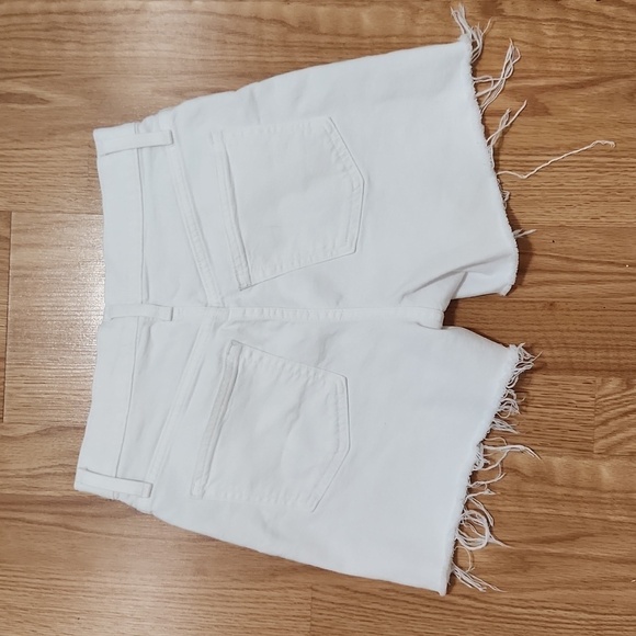 J. Crew High-rise denim cut off short in white size 25 cotton blend - Picture 10 of 12